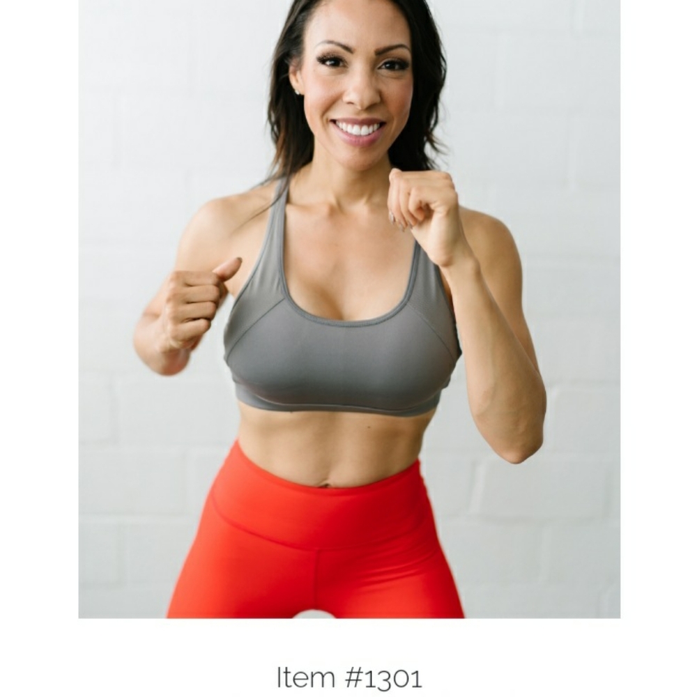 Zyia xxxl Gray Classic Mesh Bra